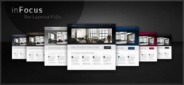 Free Editable PSD Website Template