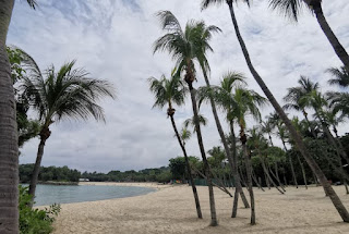 Playa de Palawan. Isla de Sentosa o Sentosa Island, Singapur o Singapore.