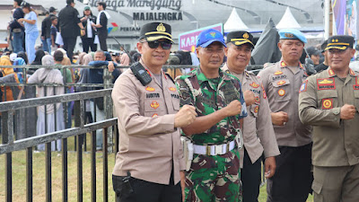 Polres Majalengka Gelar Pengamanan Karnaval SCTV untuk Peringati Hari Jadi Kabupaten ke-534