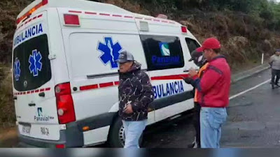 Accidente de tránsito sobre la E35 sector Las Lunitas