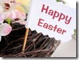 Happy easter sign
