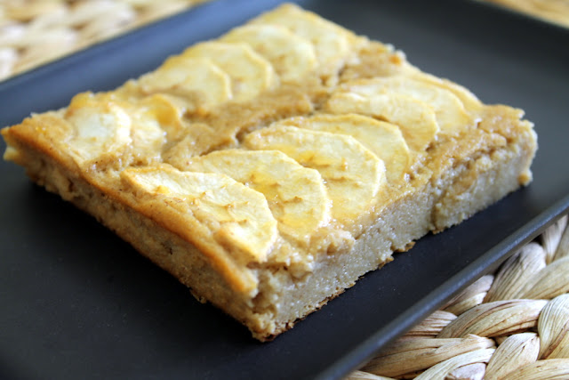 Tarta de manzana y avena