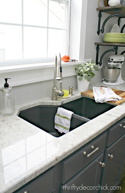 River White granite countertops