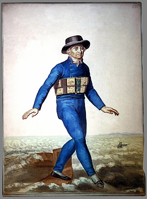 Homme à la ceinture de sauvetage