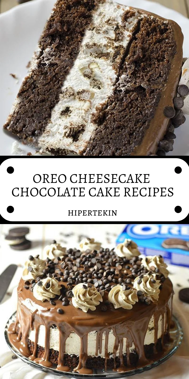 OREO CHEESECAKE CHOCOLATE CAKE RECIPES