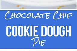 EASY CHOCOLATE CHIP COOKIE DOUGH PIE    #cookies recipe chocolate chip #cookies recipe easy