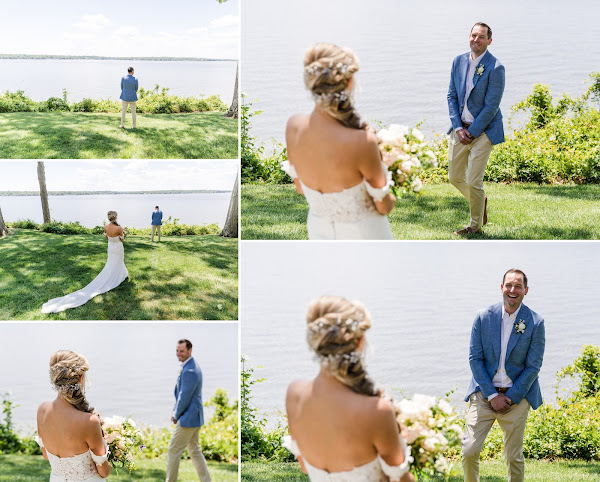 Summer Waterfront Wedding at The Gibson Island Club photographed by Maryland photographer Heather Ryan