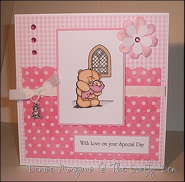 christening card
