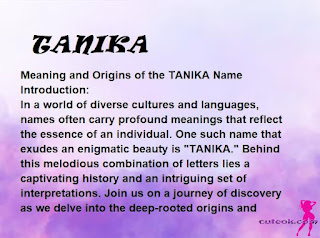 meaning of the name "TANIKA"