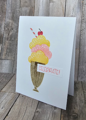 Share a Milkshake stampin up simple stamping easy celebrate card