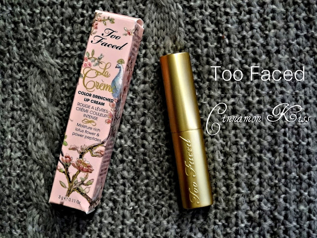 Too Faced La Creme Color Drenched Lip Cream in Cinnamon Kiss