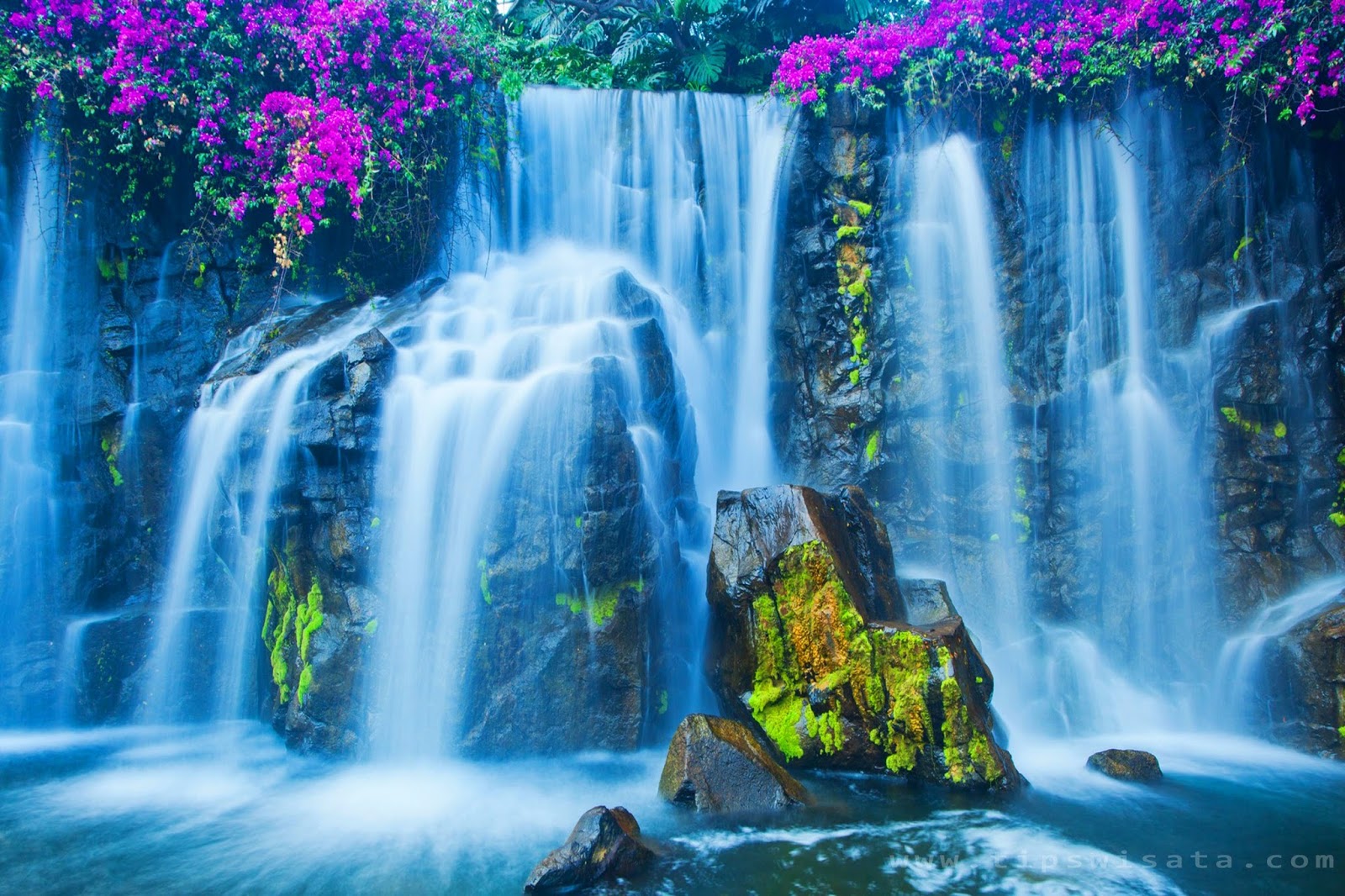 Download 91 Background Air Terjun Pemandangan HD Paling 