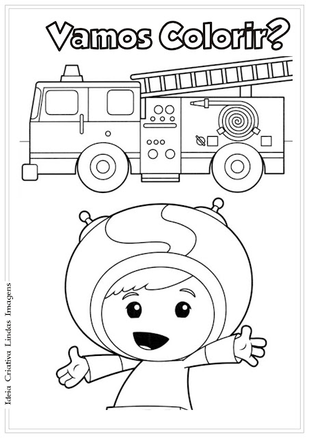 Desenho para Colorir Umizoomi