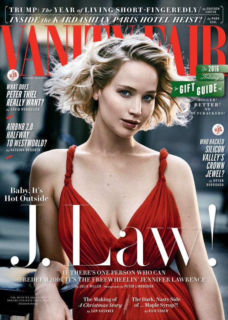 Jennifer Lawrence sexy model photoshoot Vanity Fair Magazine