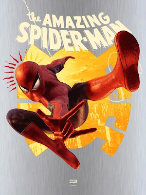 The Amazing Spider-Man Screen Print by Jake Kontou x Bottleneck Gallery x Marvel Comics