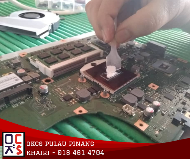 SOLVED : TUKAR KEYBOARD & SERVIS LAPTOP ASUS A55V | OKCS PULAU PINANG