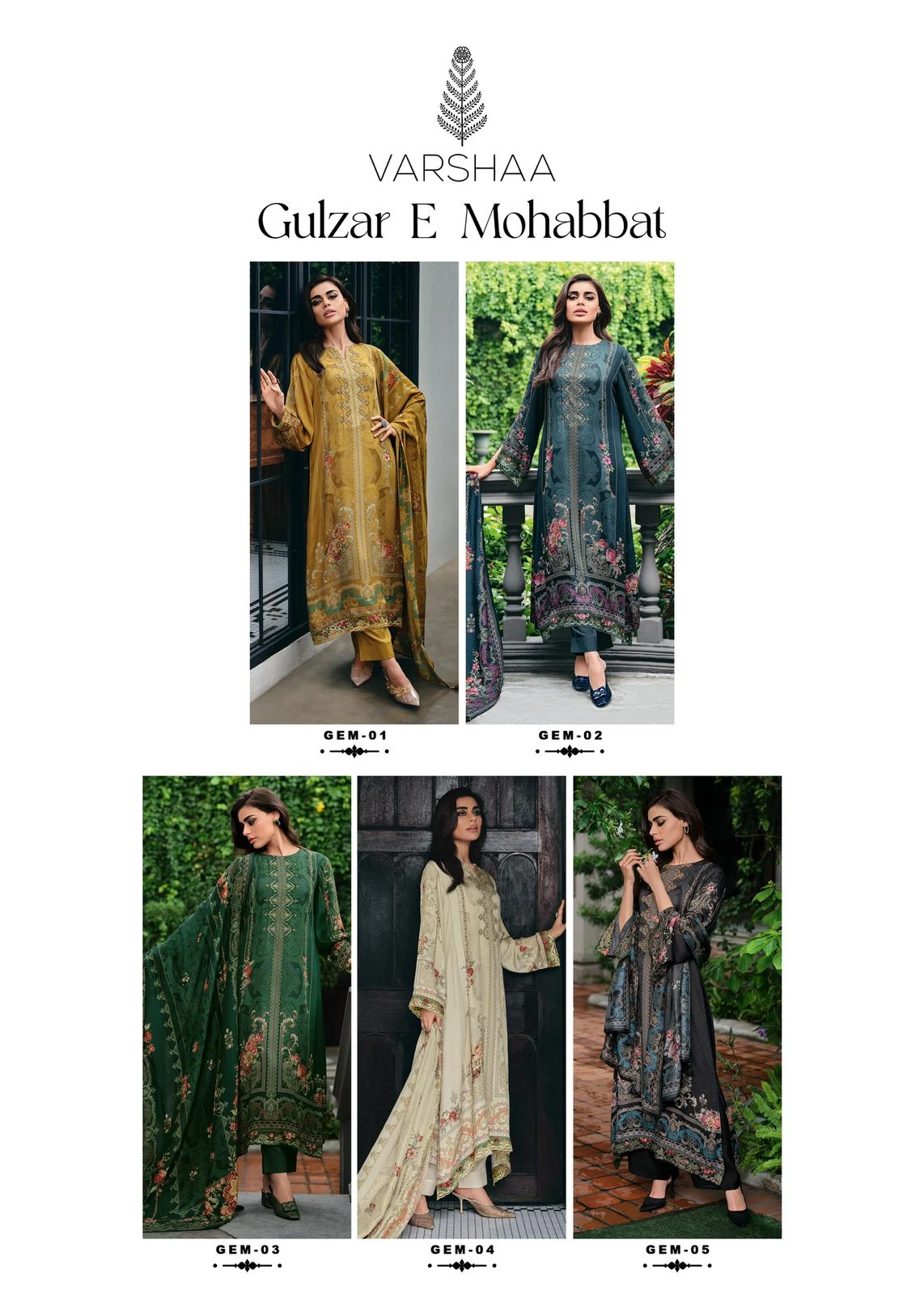 Gulzar E Mohabbat Varsha Fashions Modal Print Handwork Pashmina Suits