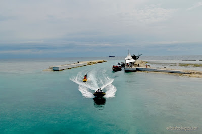 Banana Boat di Pulau Tidung