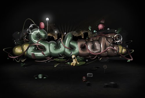 Theo Aartsma 3d typography