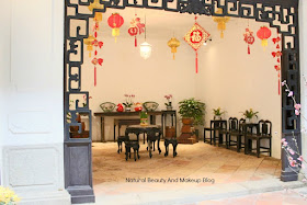 Casa Do Mandarim or Mandarin's House interiors, Chinese New Year Decoration, Historical exhibits