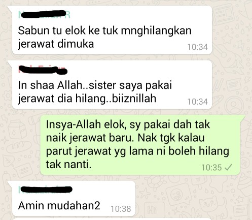 Testimoni Sabun Bidara Plus