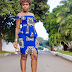 Kitenge Miniskirt with Open Shoulder Top - Best Design