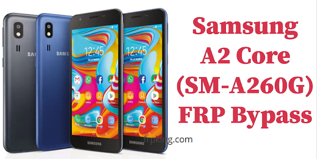 samsung a2 core frp bypass