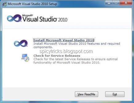 visual-studio-2010-setup image