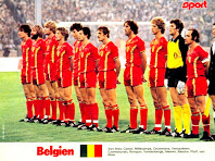 SELECCIÓN DE BÉLGICA - Temporada 1981-82 - Alex Czerniatinski , Luc Millecamps , Jan Ceulemans , Franky Vercauteren , Erwin Van Den Bergh , Michel Renquin , Marc Baecke , Walter Meeuws , Ludo Coeck , Jean Marie Pfaff y Wilfried Van Moer - BÉLGICA 2 (Czerniatynski, Vandenberg) FRANCIA 0 - 09/09/1981 - Clasificación para el Campeonato del Mundod de 1982 - Bruselas, Bélgica, estadio de Heysel