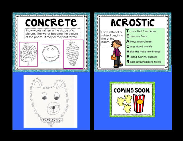 concrete poetry acrostic poetry