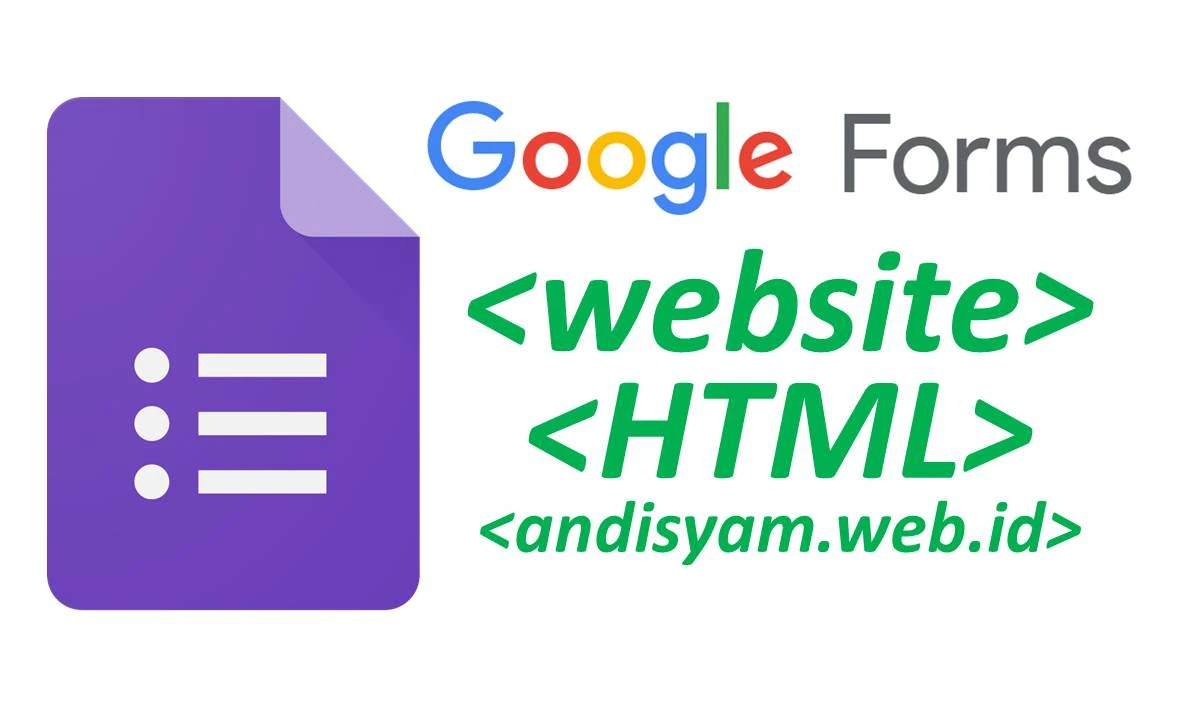 embed HTML google form
