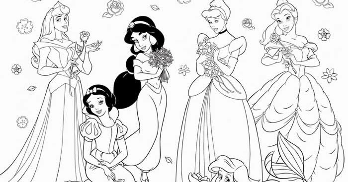 Disney princess coloring pages | Free Coloring Pages and Coloring Books