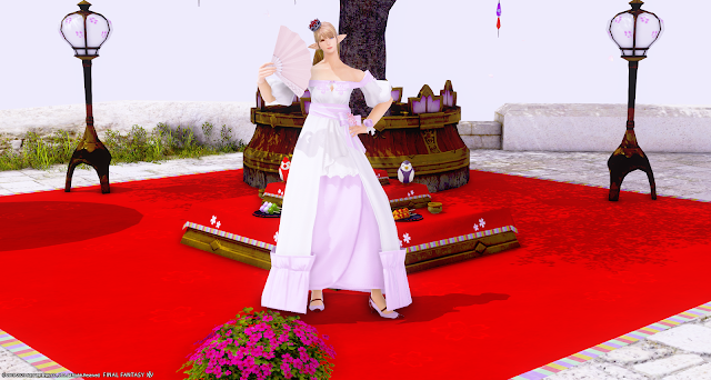 FF14 姫ミラプリ スプリングドレス　プリンセスミニクラウン