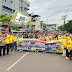 Serentak Seluruh Indonesia Rayakan HUT GOLKAR KE-58 adakan jalan sehat