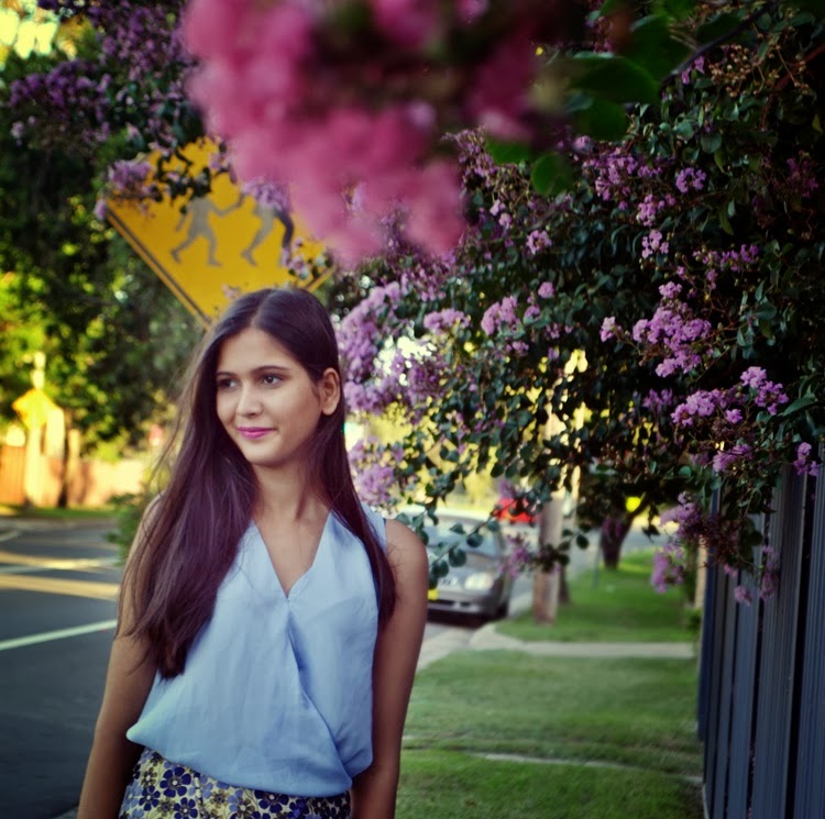 jacquard skirt, peplum skirt, floral skirt, blue, fashion blog