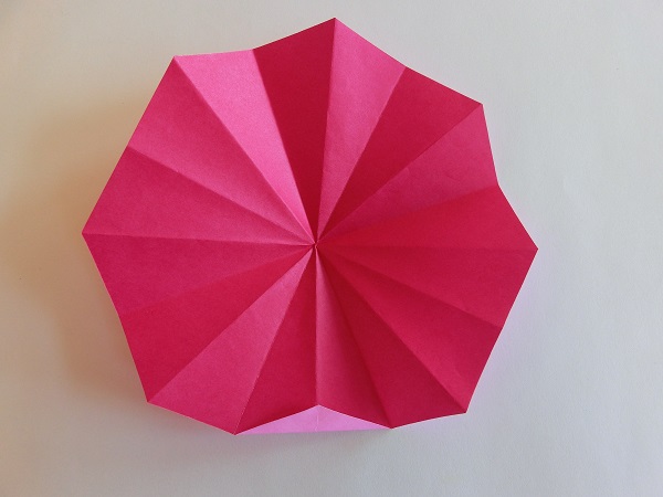 Sakura の 住めば都 ミネソタ日記 簡単 折り紙で八角形のぽち袋