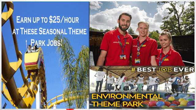 Theme park jobs with high salary 