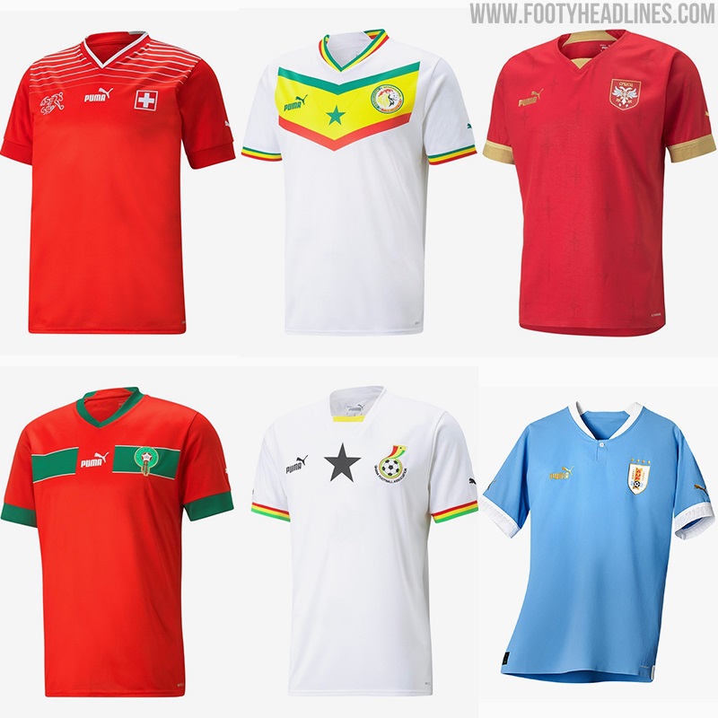 Puma Serbia 2022 Away Jersey - White / Gold