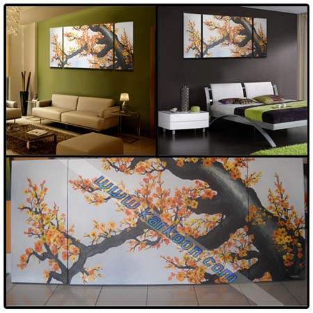 Wall painting ideas for the living room and bedroom-1
