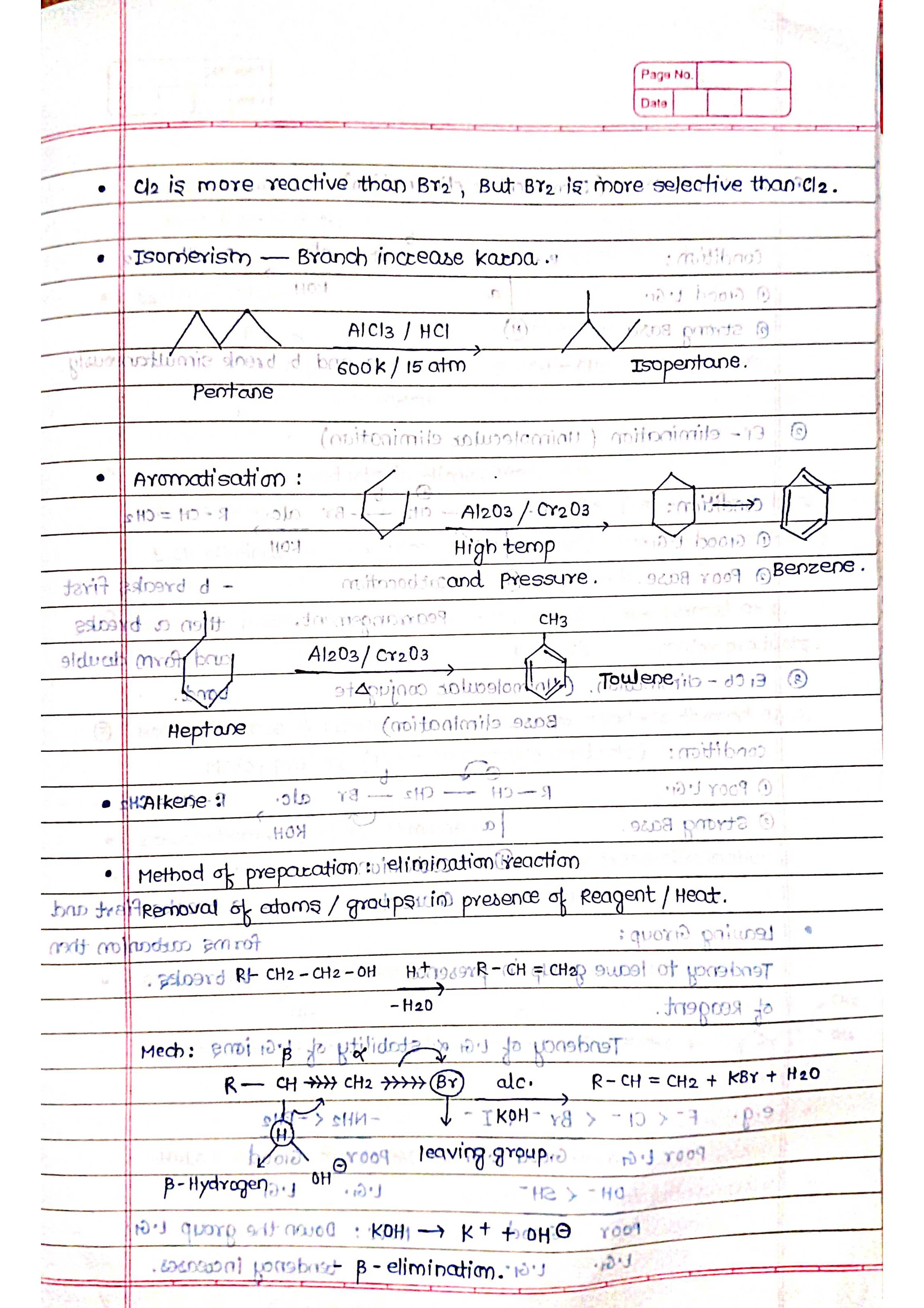 Hydrocarbon - Chemistry Short Notes 📚