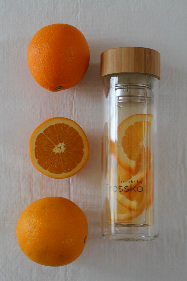 Fressko Tour Flask, great for detox water and detox teas or for carrying your smoothie