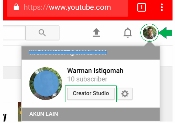 Cara Membuat/Memasang Watermark Branding di Video Youtube 