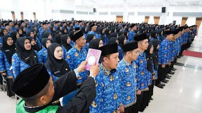 Bupati Eka Putra Lantik 669 Pegawai P3K, Berikan Pelayanan Terbaik untuk Masyarakat 