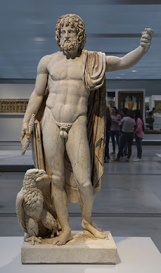 Homossexualidade na Grécia Antiga - Júpiter com o raio e a águia