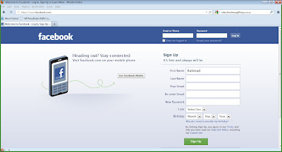 Cara Membuat Facebook