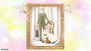 スパイファミリーアニメ 2期11話 フォージャー家 家族写真 ベッキー SPY x FAMILY Episode 36