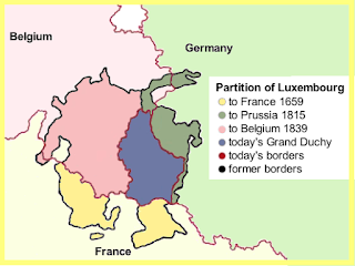 Luxemburgo original y quienes tomaron sus particiones