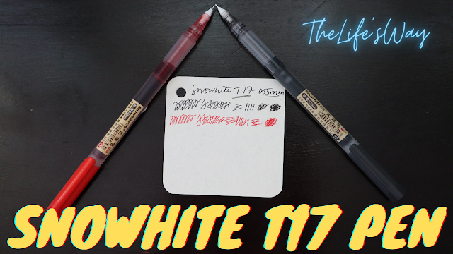 Stationery Review 45: Snowhite T17 Roller Ball Pen (0.55mm)