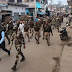 गाजीपुर पुलिस आगामी त्यौहार और लोकसभा चुनाव को लेकर अलर्ट, किया फ्लैग मार्च