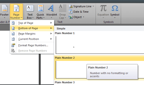 Cara Membuat Nomor Halaman Berbeda Posisi Pada Microsoft Word